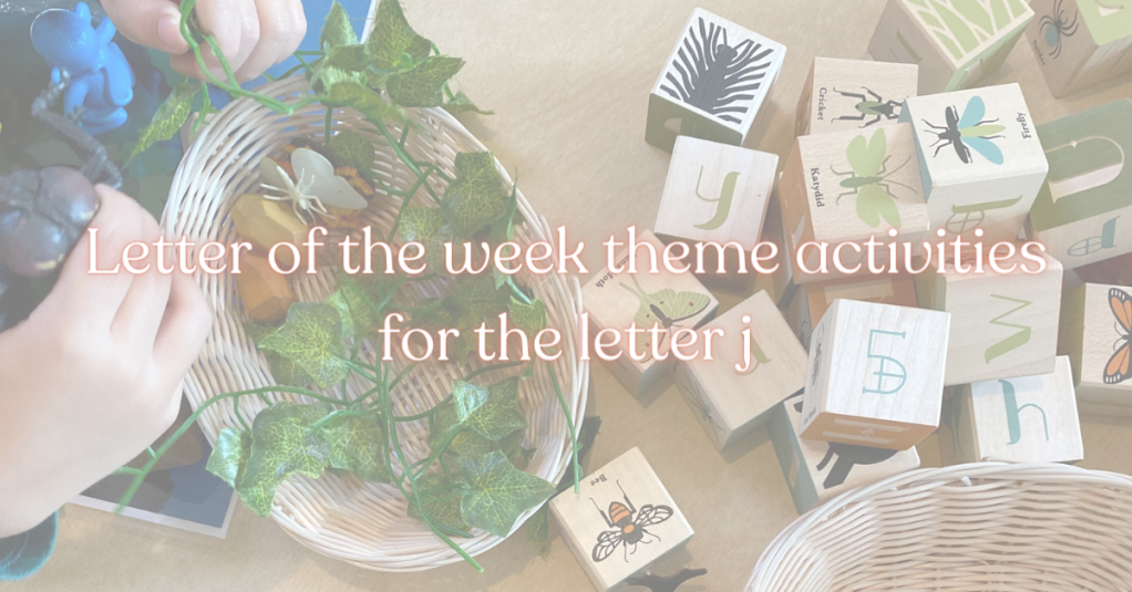 Preschool activities that begin with the letter J for letter of the week theme